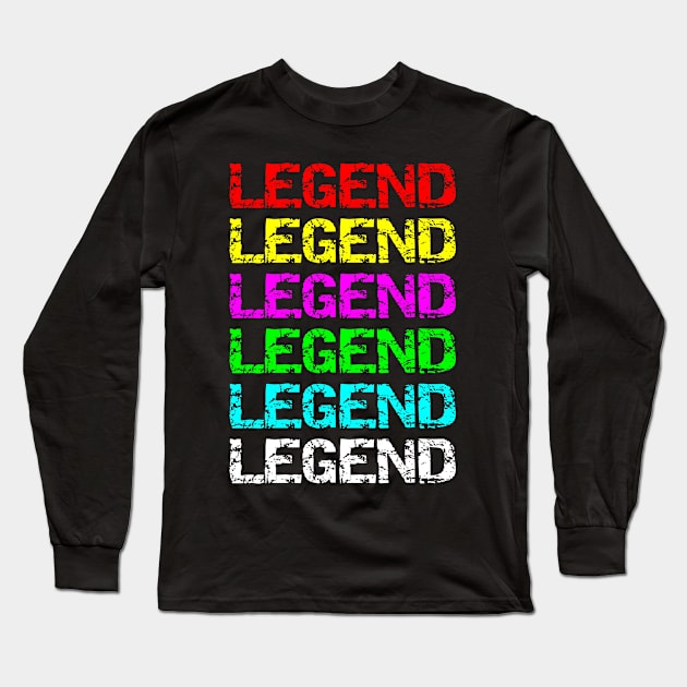 Legend Long Sleeve T-Shirt by Boo Face Designs